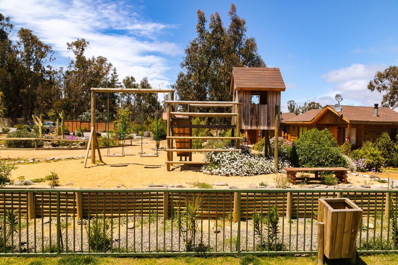 Cabana En Tunquen Con Parrilla, Fogon, Piscina Y Bosque Dış mekan fotoğraf