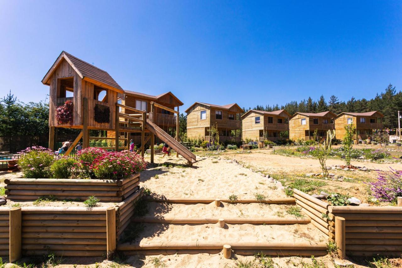 Cabana En Tunquen Con Parrilla, Fogon, Piscina Y Bosque Dış mekan fotoğraf