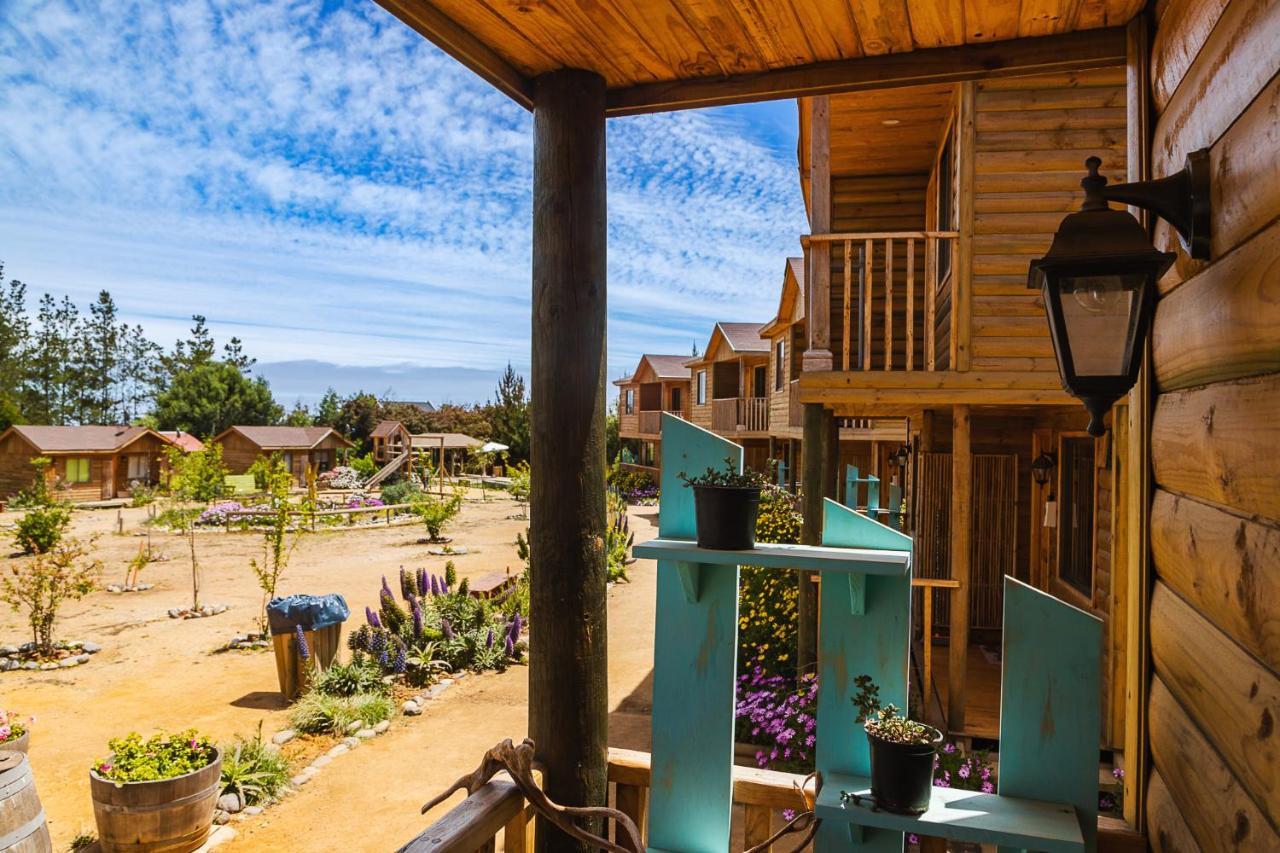 Cabana En Tunquen Con Parrilla, Fogon, Piscina Y Bosque Dış mekan fotoğraf