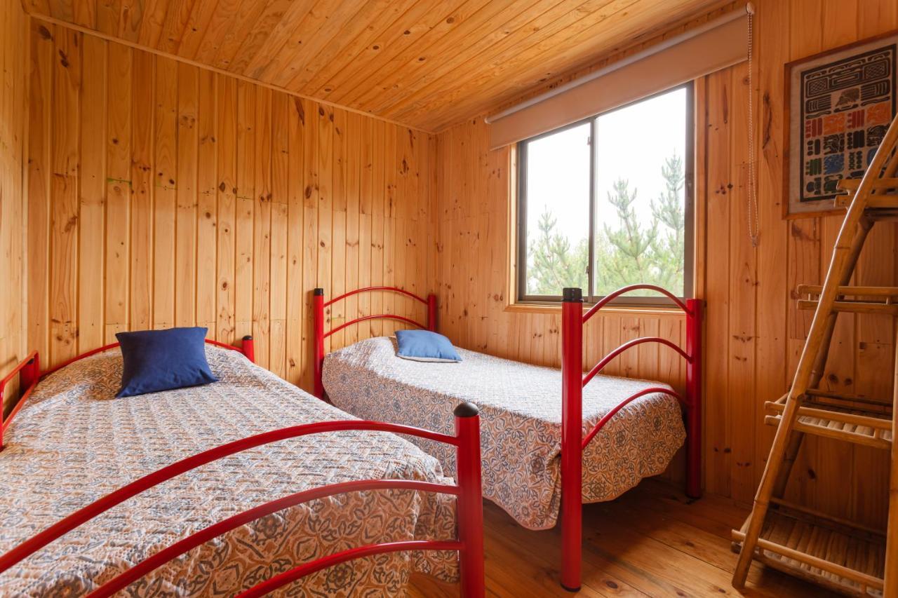 Cabana En Tunquen Con Parrilla, Fogon, Piscina Y Bosque Dış mekan fotoğraf