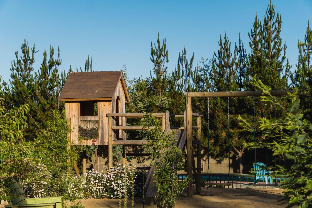 Cabana En Tunquen Con Parrilla, Fogon, Piscina Y Bosque Dış mekan fotoğraf