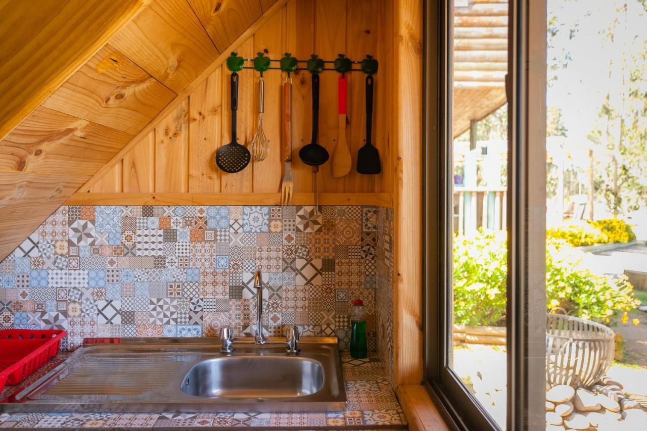 Cabana En Tunquen Con Parrilla, Fogon, Piscina Y Bosque Dış mekan fotoğraf
