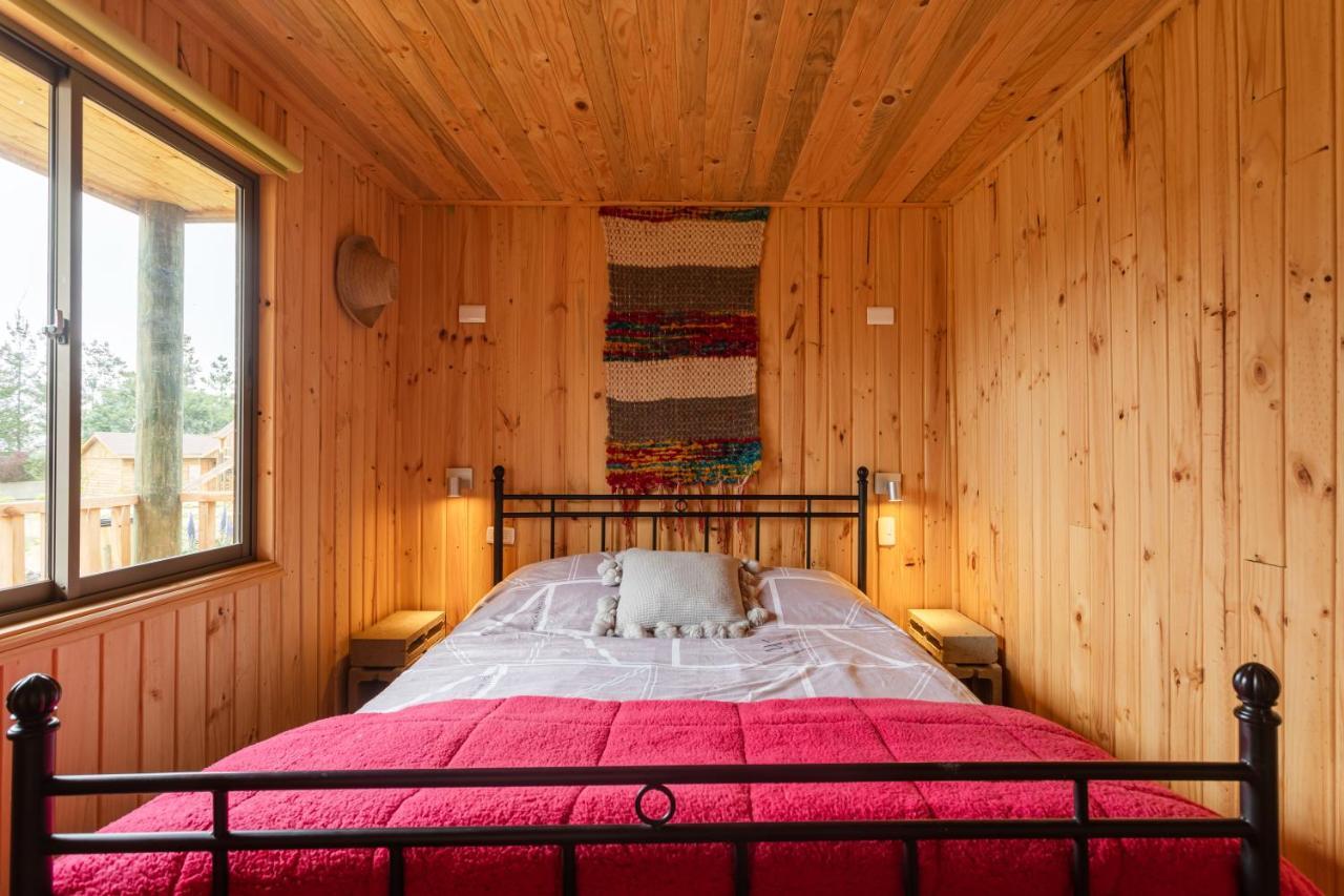 Cabana En Tunquen Con Parrilla, Fogon, Piscina Y Bosque Dış mekan fotoğraf