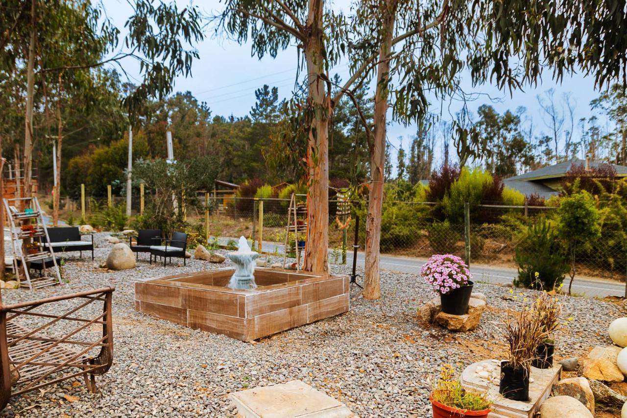 Cabana En Tunquen Con Parrilla, Fogon, Piscina Y Bosque Dış mekan fotoğraf
