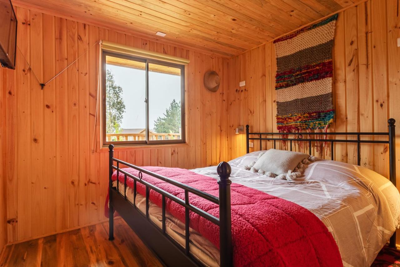 Cabana En Tunquen Con Parrilla, Fogon, Piscina Y Bosque Dış mekan fotoğraf