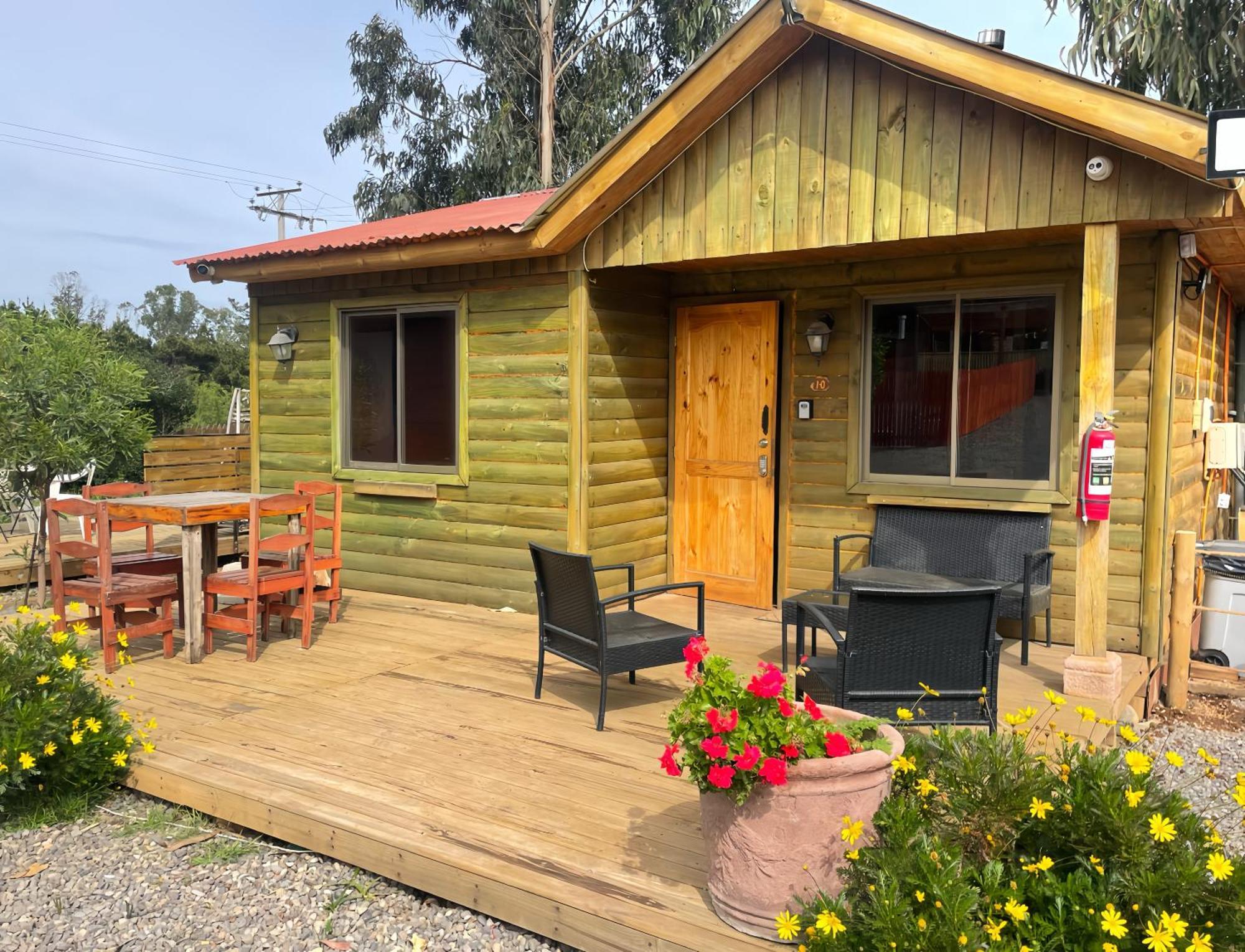 Cabana En Tunquen Con Parrilla, Fogon, Piscina Y Bosque Dış mekan fotoğraf